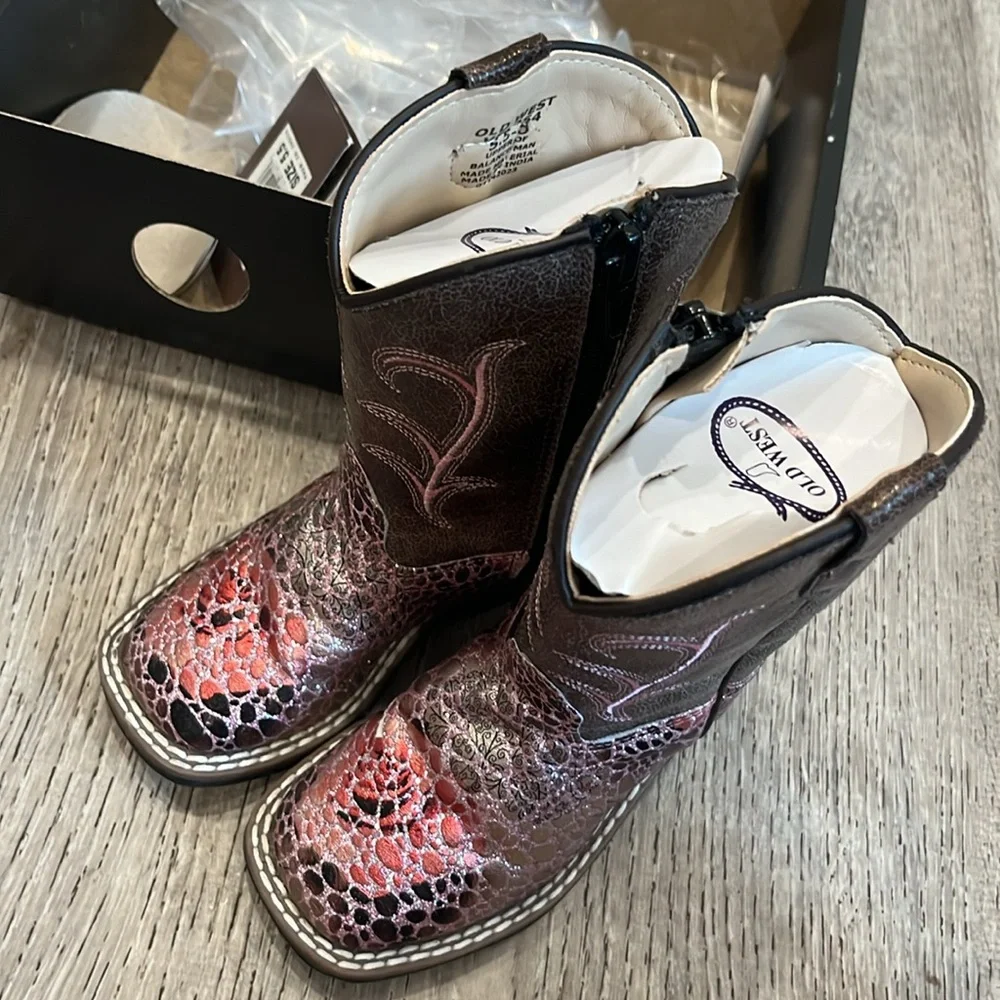 Old West Toddler Cowgirl Boots - Picture 9 of 11